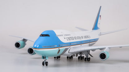 1/150 Resin US Air Force One B747 Boeing 747 Plane Model Airplane Airline Gift