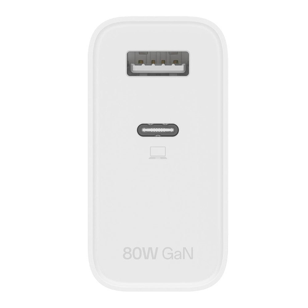 OPPO SUPERVOOC 80W Dual‑Port GaN Charger Kit — Dual USB‑A+C, 67W+15W