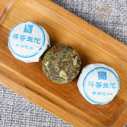500g Raw Pu'er Tuo Tea Yunnan Glutinous Rice Aroma Scented Mini Tuo Leaf Tea