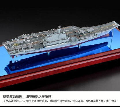 1:350 96CM China Navy Liaoning Aircraft Carrier 16 Warship Diecast Vessel Model