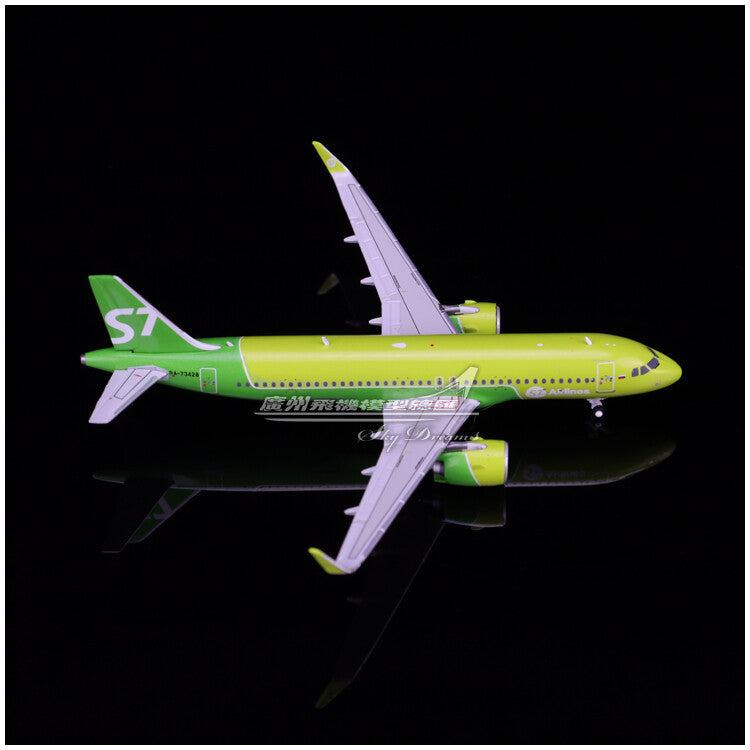 1:400 GeminiJets S7 Airlines AIRBUS A320neo Passenger Airplane Diecast Model
