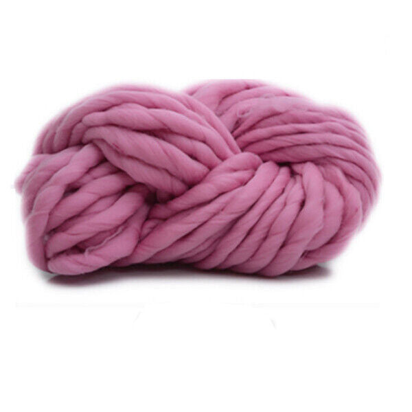 Hot Sale 250g Chunky Wool Yarn Bulky Arm Knitting Wool Roving Crocheting Yarn