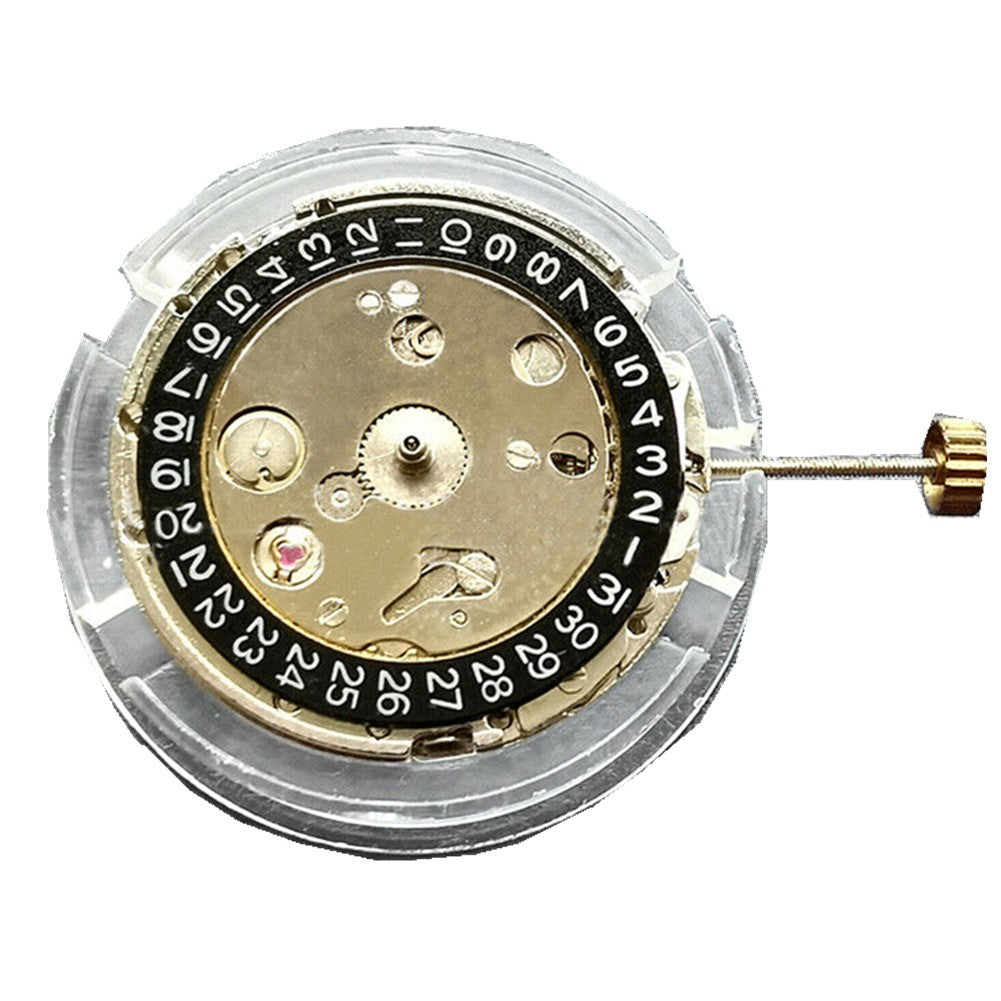 Watch Automatic Mechanical Movement Black Date Calendar @ 3/6 For 2813 8215 Part