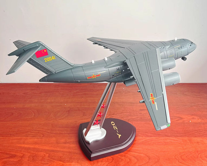 1:88 51CM China Air Force Y-20 KUNPENG Transport Aircraft Plane Diecast Model