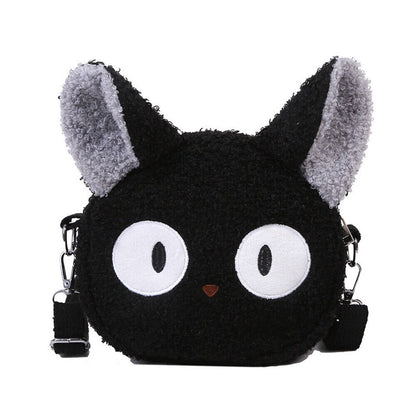 Lamb Wool Shoulder Bag Animals Small Phone Purse Bag Anime Sheep Handbag Furry
