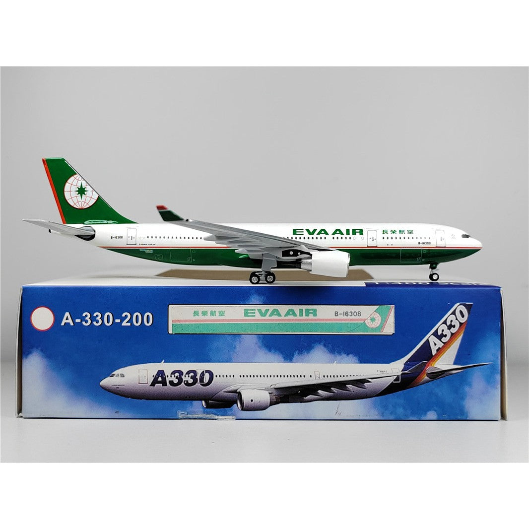 1:400 Aeroclassics EVA Air Airbus A330-200 B-16308 Airplane Diecast Plane Model