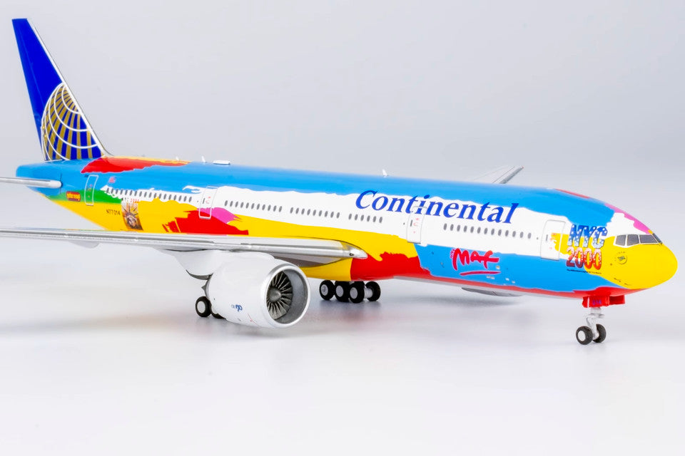 1:400 NG Model Continental BOEING 777-200ER Passenger Airplane Diecast Model