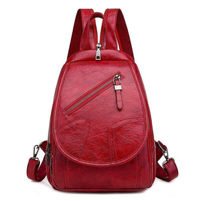 Women Leather Backpack Chest Shoulder Bags Ladies Back Pack Bags Bagpack