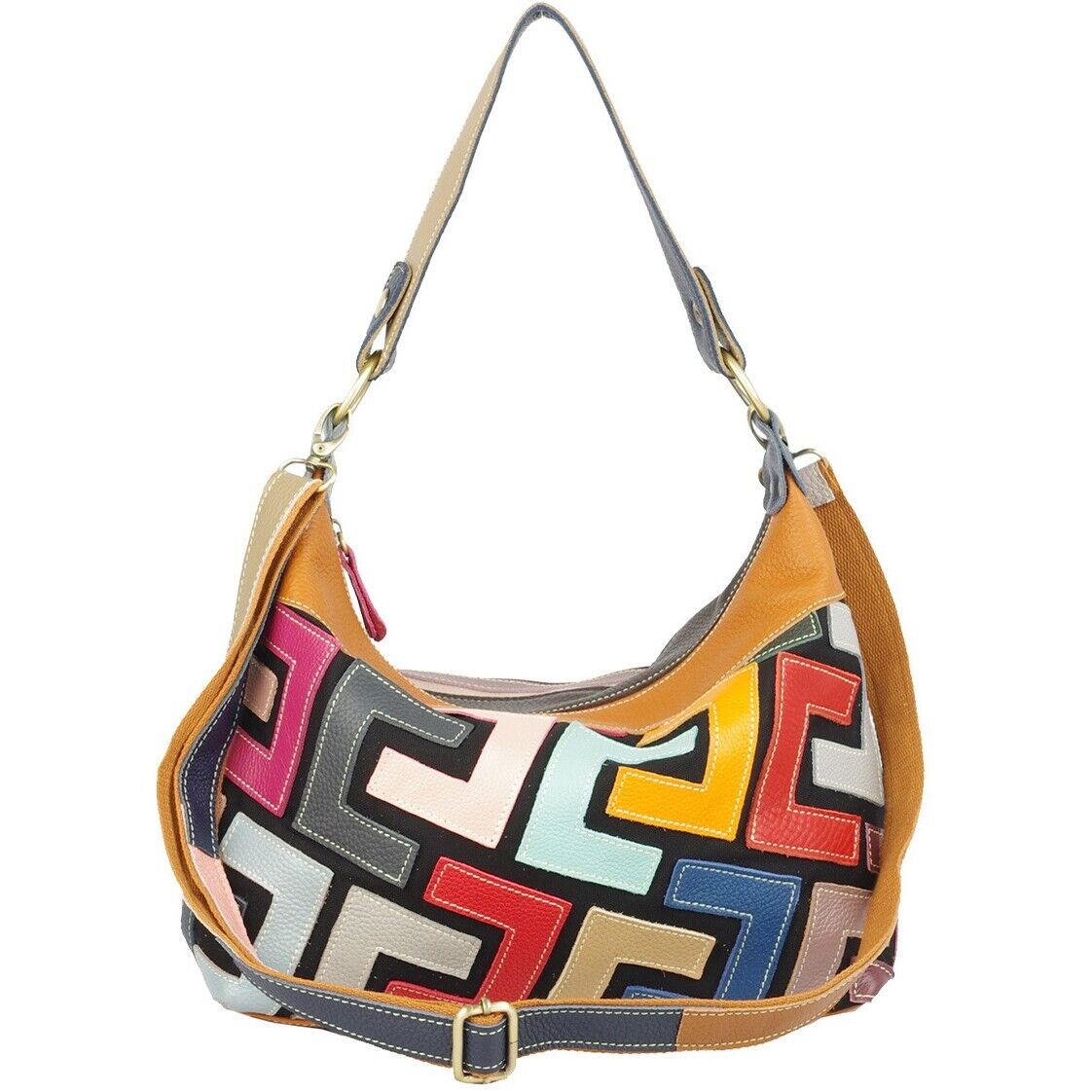 Genuine Leather Women's Multi-color (random) Handbag Satchel Tote Shoulder Bags