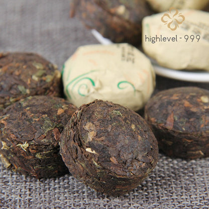 500g Ripe Pu'er Tuo Tea Yunnan Rice Aroma Mini Compact Dried Leaf Tea