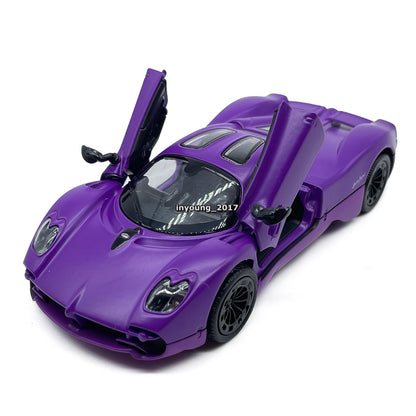 1/36 Pagani Utopia Model Car Diecast Toy Cars Toys for Boys Kids Gifts Purple
