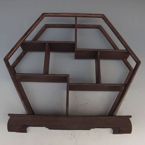 29cm Old Wood Stand Bottles Curios Vase Display Shelf Home Decorate