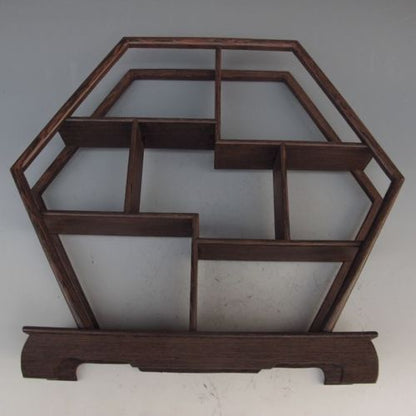 29cm Old Wood Stand Bottles Curios Vase Display Shelf Home Decorate