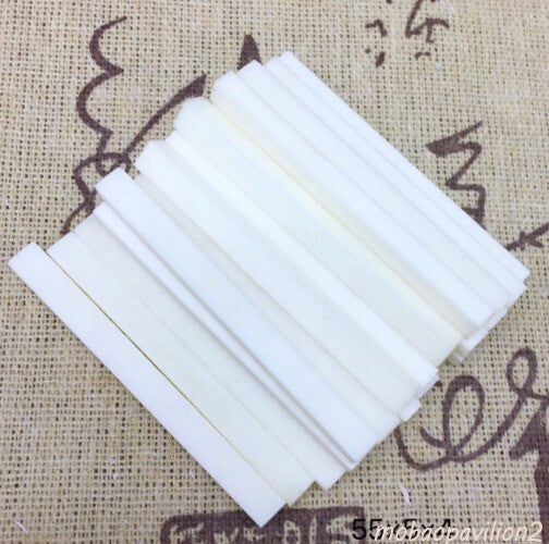 10pcs Various Sizes Natural Buffalo Bone Flat Blank Slice Description