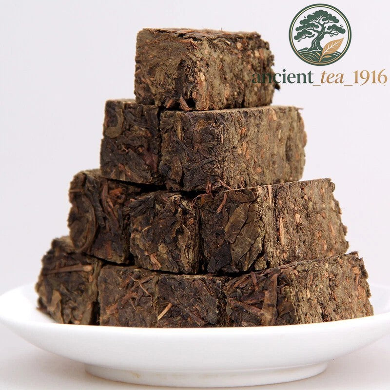 250g 2016 Anhua Dark Tea Instant Hei Cha Mini Brick Fu Zhuan Golden Flower Tea