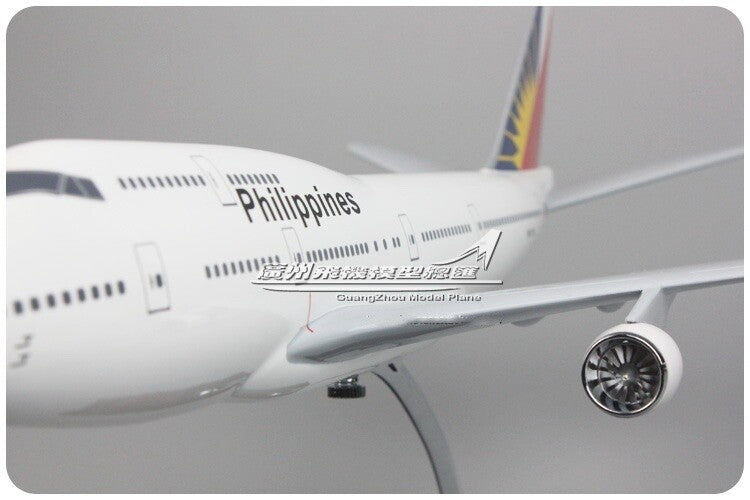 47CM 1:150 Philippines BOEING 747-400 RP-C7472 Passenger Airplane Resin Model