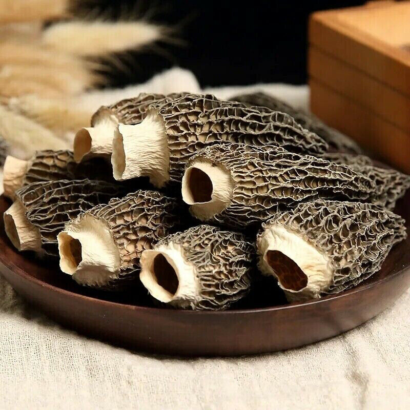 50g Original MOREL-DRIED-MUSHROOMS Natural Chinese Specialty 羊肚菌