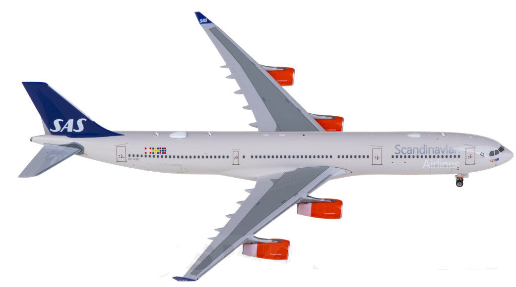 1:400 Phoenix SAS Airbus A340-300 OY-KBD Airplane Diecast Aircraft Plane Model