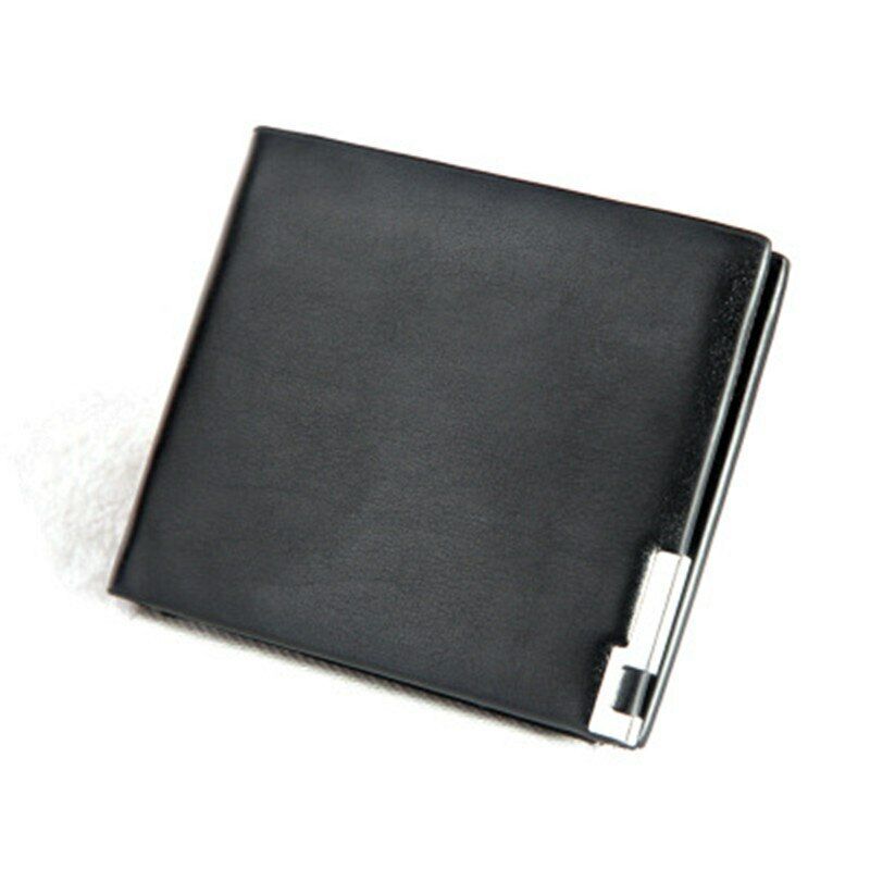 Cash Clip Bag Card & ID Money Purse Billfold Men's PU Wallet Multi-card Clamps