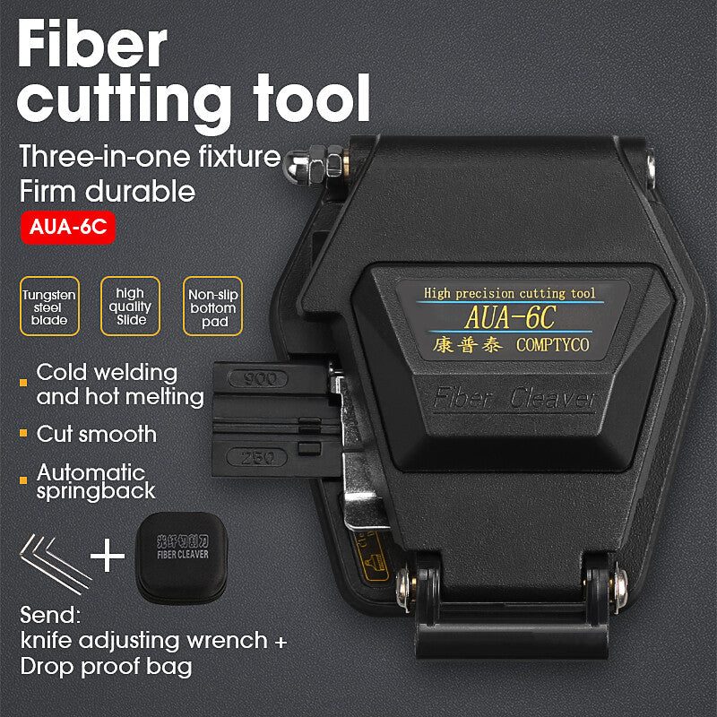 Fiber Cleaver AUA-6C Cable Cutting Knife FTTT Fiber Optic Knife Tools Cutter