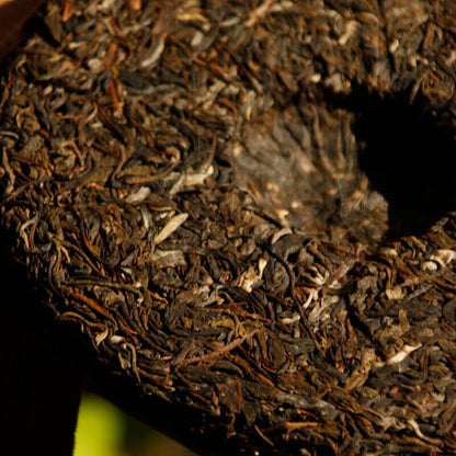357g Pu-erh Rohtee Old Panzhang Brown Mountain Yunnan Sieben Kuchen Handgepresst