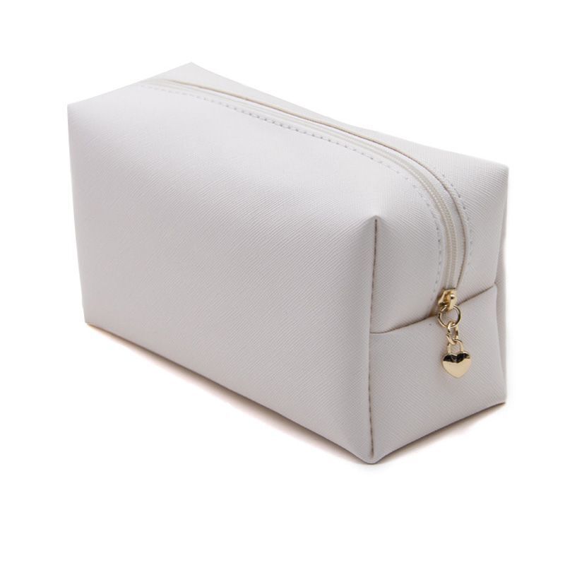 Small Cosmetic Bag Synthetic Leather Waterproof Make Up Bag Traveling Organizer