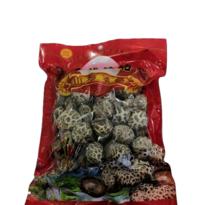 250g Premium Dried Tea Flower Mushroom Chinese Herbal Edible Fungi Bag Package