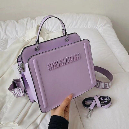 Fashion Square Bag Women's High-Quality Shoulder Handbag Crossbody Messenger Bag