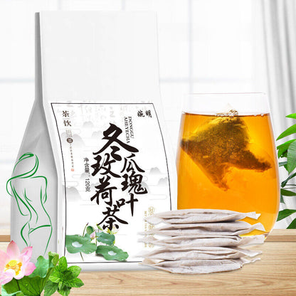 婉明 Winter Melon Rose Lotus Leaf Tea Lotus Leaf Hawthorn Cassia Seed Tea