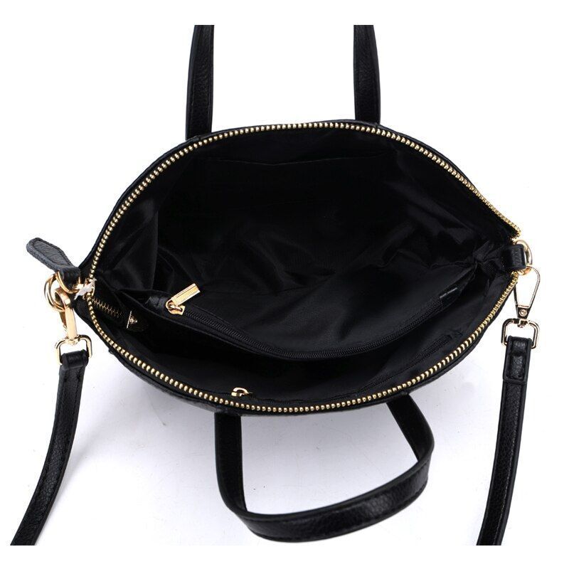 Genuine Leather Shoulder Bag Crossbody Handbag Totes Messenger Purse 20*17*9 CM