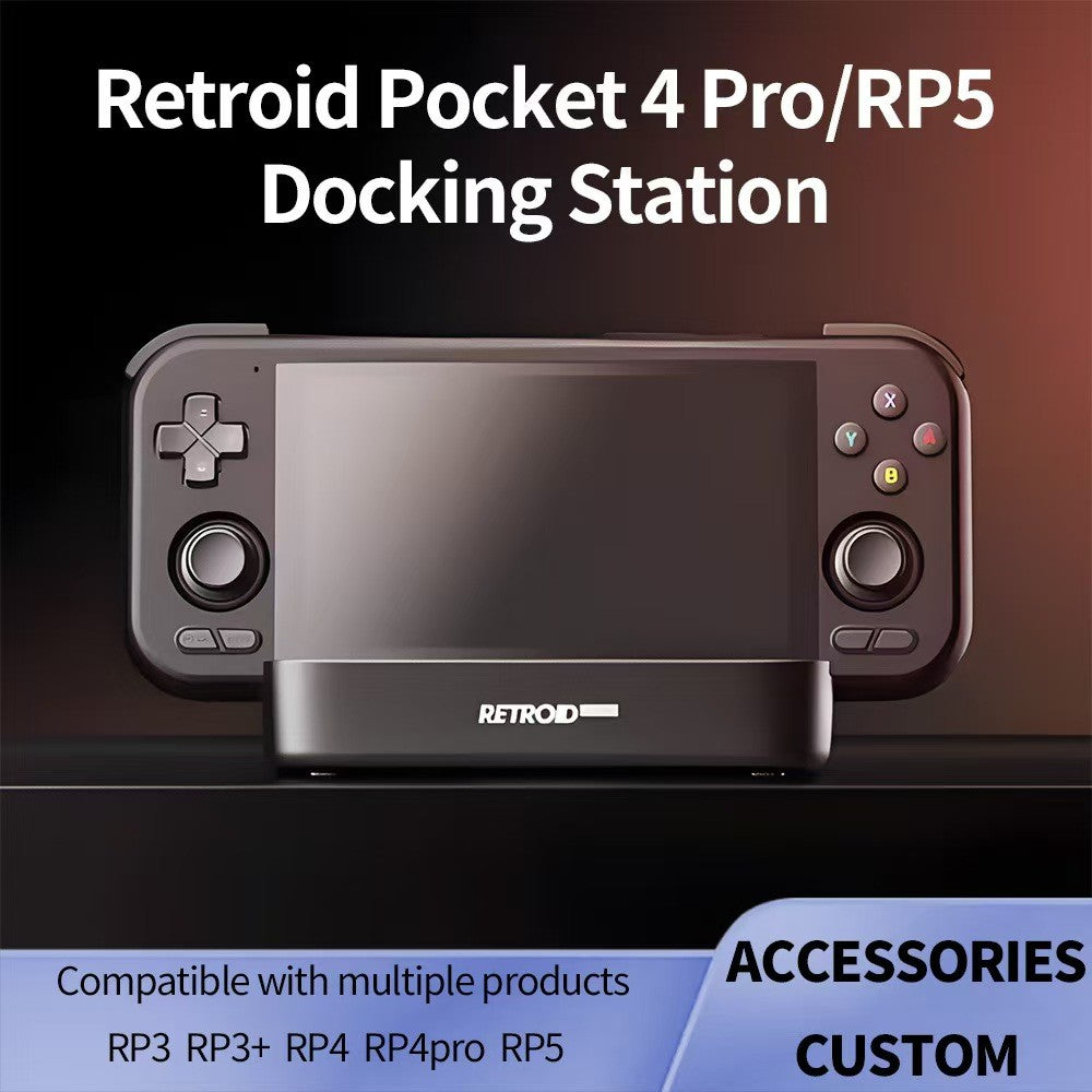 7 In 1 Charging Dock for Retroid Pocket 5 Mini Game Console Dock Accessories