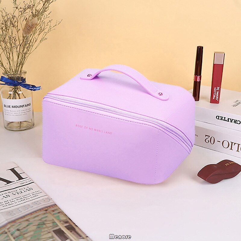 Big Traveling Makeup Bags Synthetic Cosmetic Pouch Toiletry Organizer Waterproof