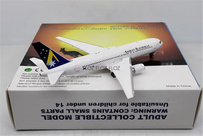 AeroClassics for Ansett Australia for Boeing B767-200 VH-RMG 1:400 plane Model
