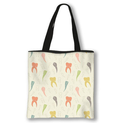 Handbag Casual Tote Bag Shoulder Purse Travelling Storage Pouch Polyester Print