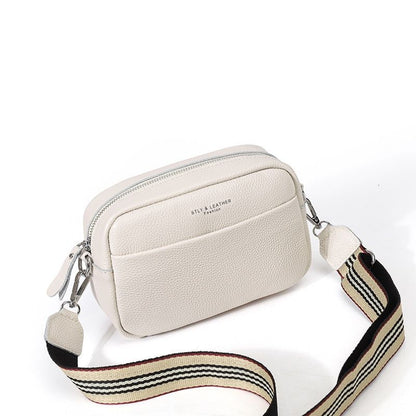Vintage Crossbody Cowhide Cell Phone Shoulder Bag Genuine Leather Women Wallet