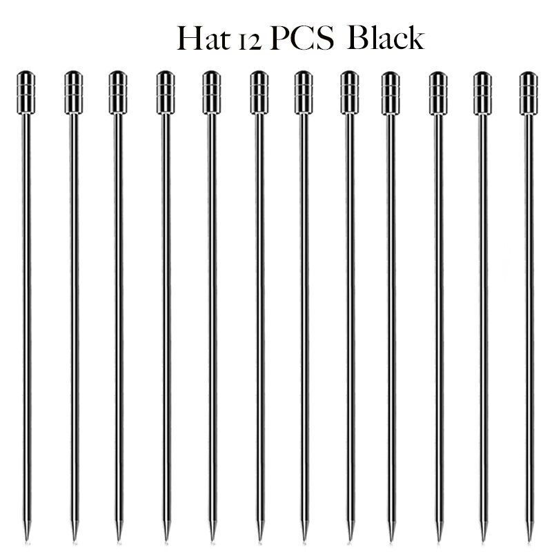 Cocktail Picks Fruit Sticks Bar Tool Drink Stirring Martini Accessory 11cm Metal