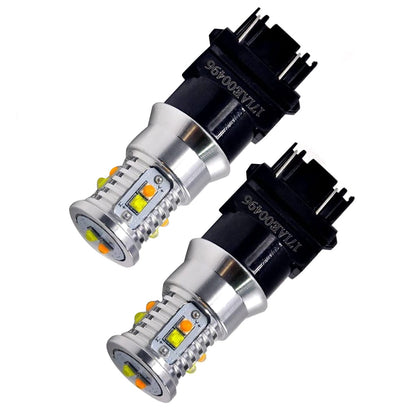 For Chevy Silverado 1500 1999-2013 3157 4157 LED Turn Signal Lights Switchback p