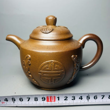 Vintage Chinese Yixing Purple Clay Teapot Zisha Ceremony Fashion Gift Teaware