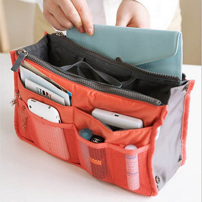 Organizer Handbag Travel Organizer Insert Bag Purse Liner Makeup Cosmetic Bags