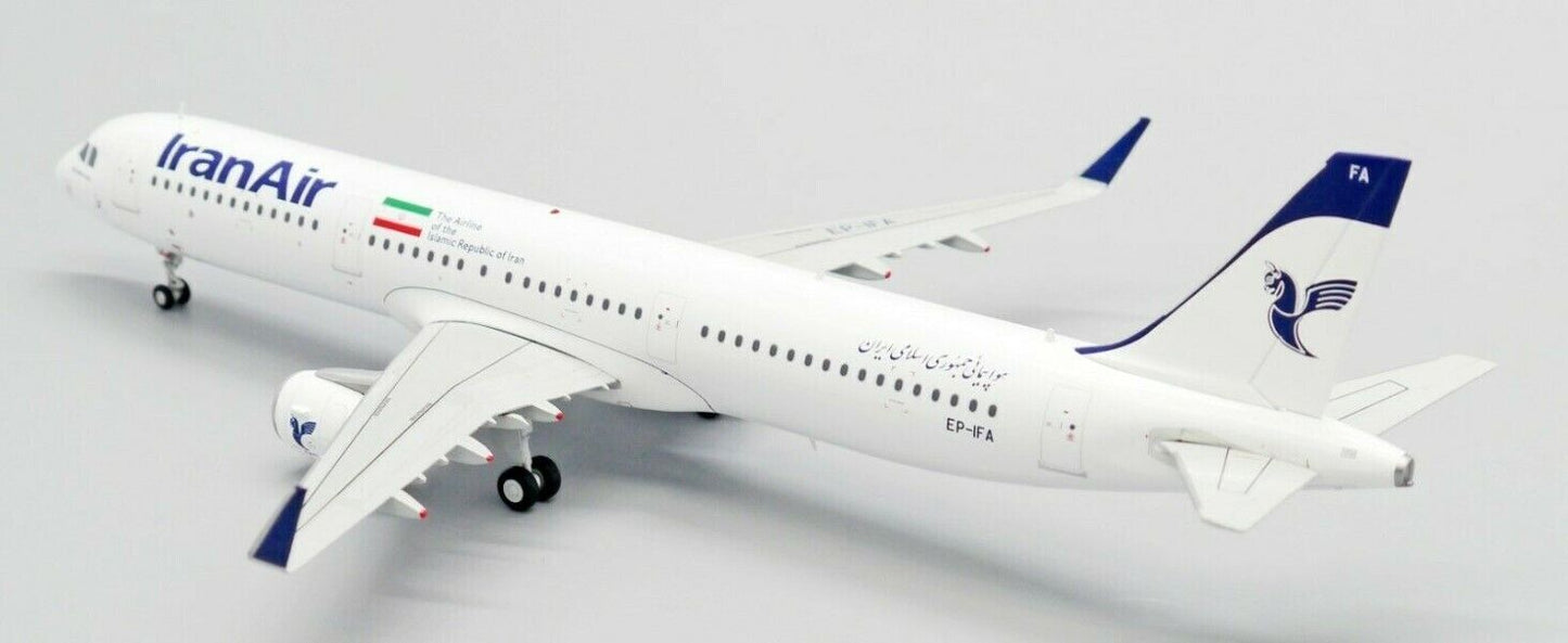 1:200 JC Wings Iran Air AIRBUS A321 Passenger Airplane Diecast Aircraft Model