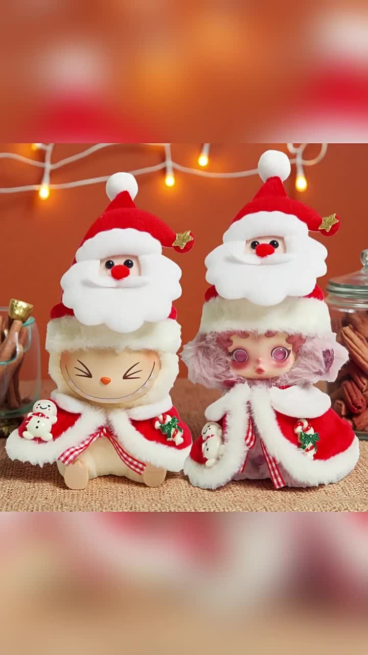 Christmas Cloth Plush Dress Up Self Mocking Bear Multi Body Through Set 3