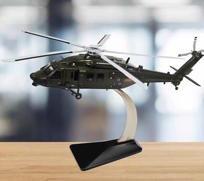 1:28 45CM China Z-19 Helicopter Plane Diecast Military Aircraft Airplane Model