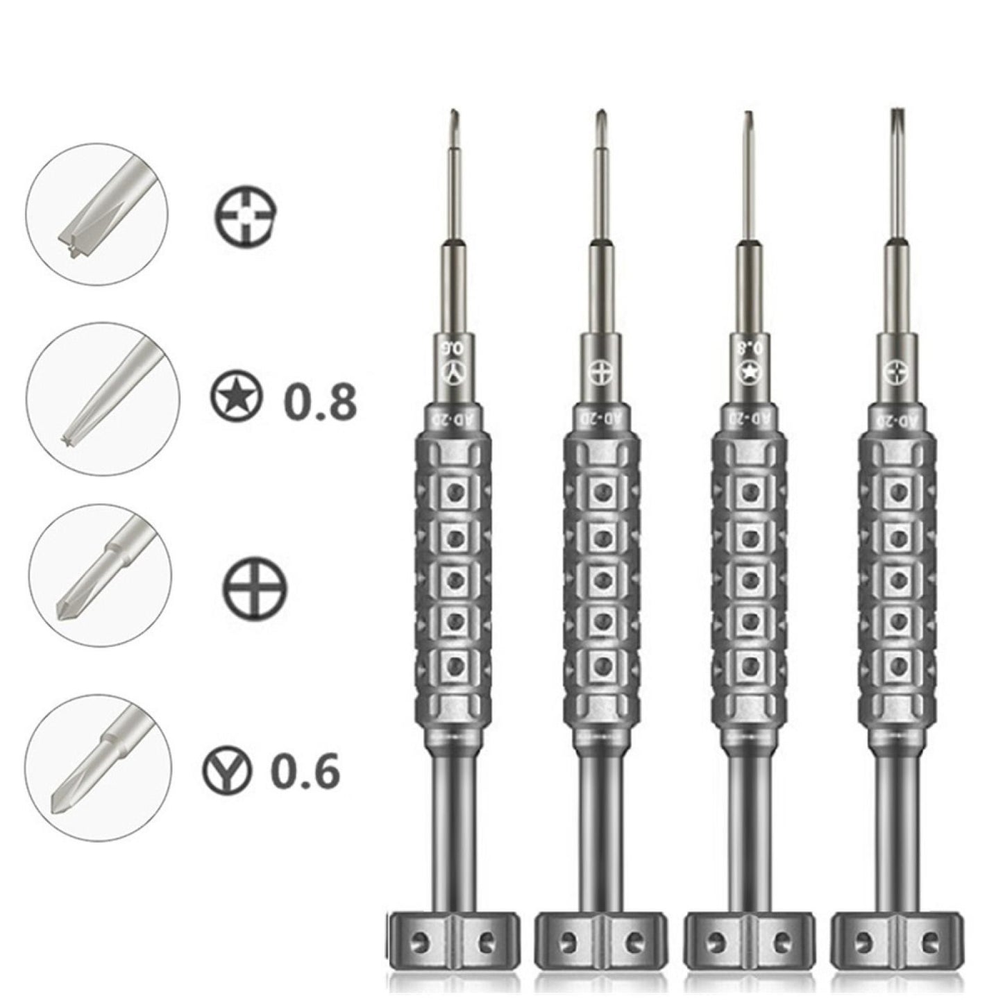 Aluminum Smart Phone Repair Opening Tools Screwdriver Pentagram Cross Y Tip