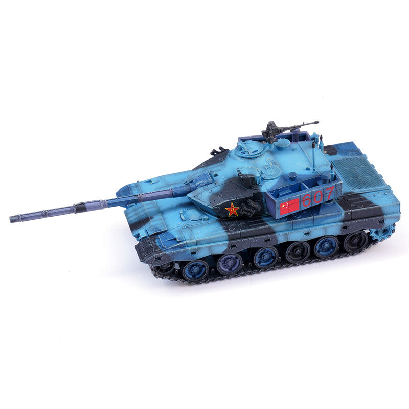 1/72 China ZTZ-96B main battle tank Type 96 tank blue and black camouflage model