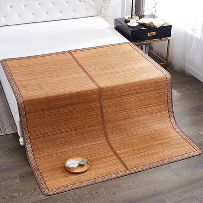 Summer Sleeping Mat For Bed Bamboo Folding Mat Rattan Cool Feeling Multi Size