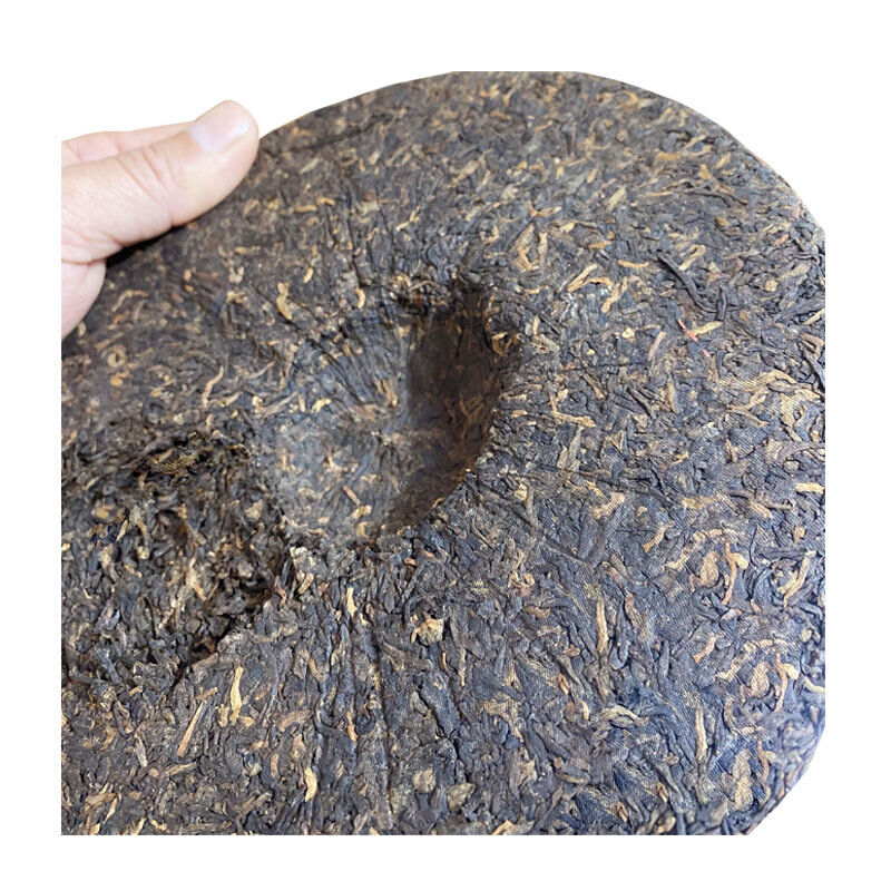 Old Tree Tea Leaves Fermented Pressed Aged Puerh Tea Puerh Ripe Tea Cake 357g