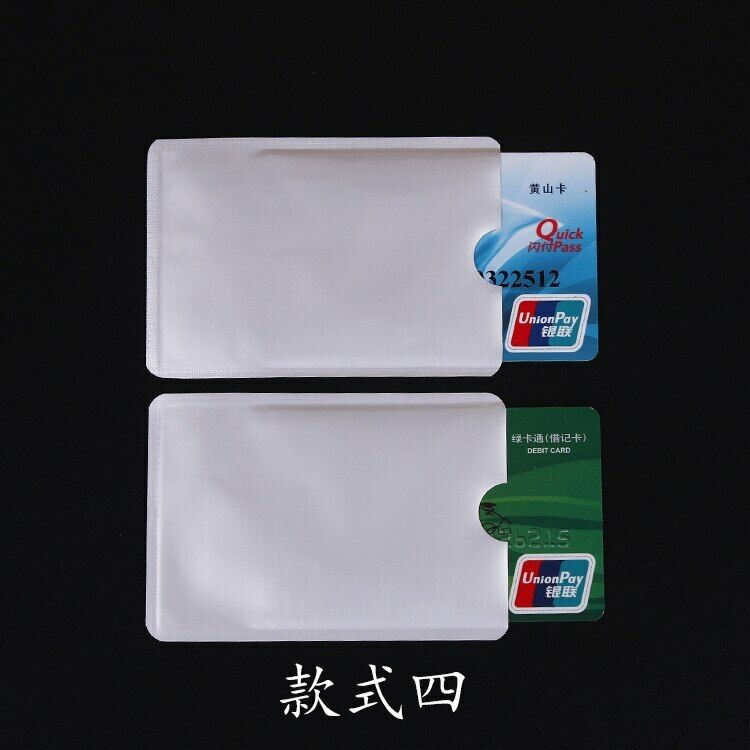 Credit Card Card Case Anti Rfid Bank Metal Card Holder Bag Holder Protector Card