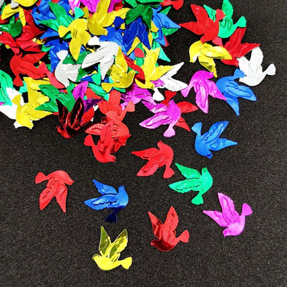 Confetti 15g Church Wedding Golden Pigeon Sequin Cross Bible Table Scatter Decor