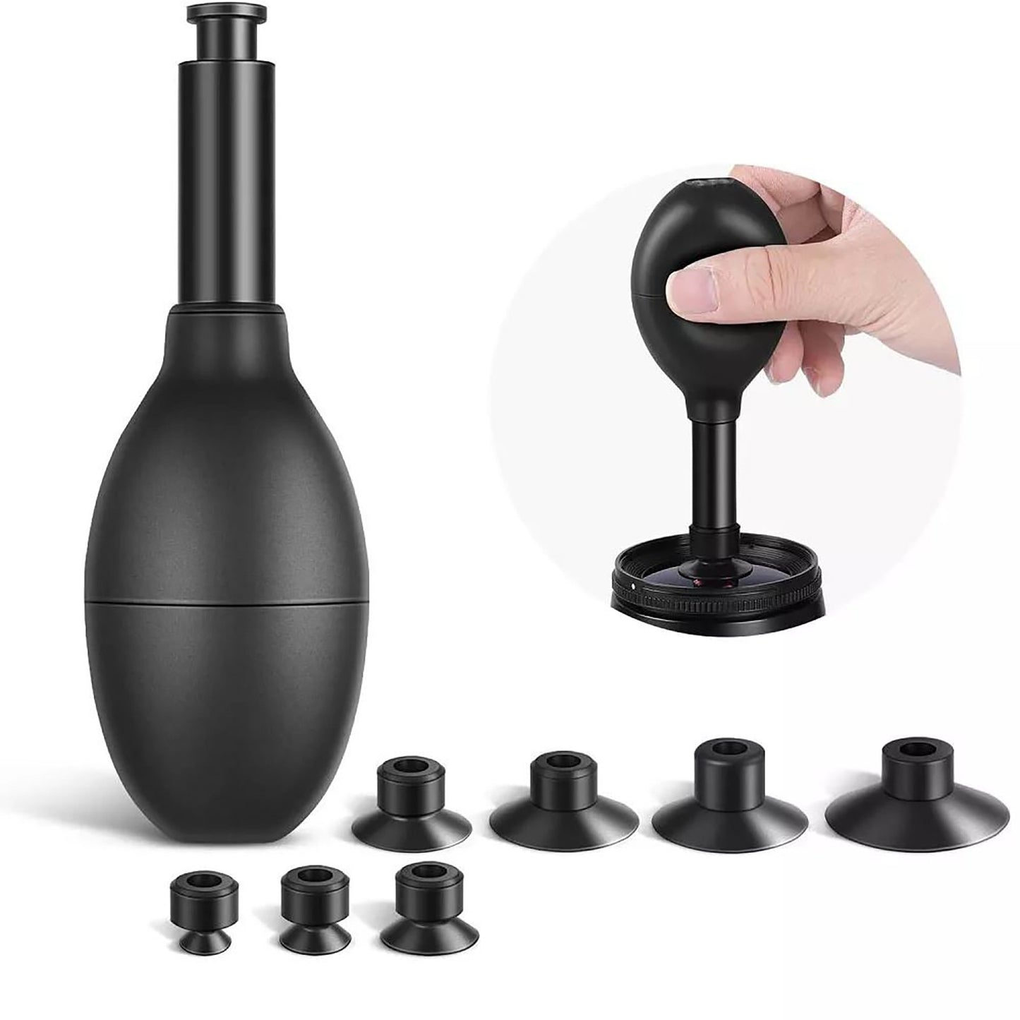 Camera Lens Repair Tool Kit Lens Sucker Kit Silicone Opener Lens Suction Cup Pen