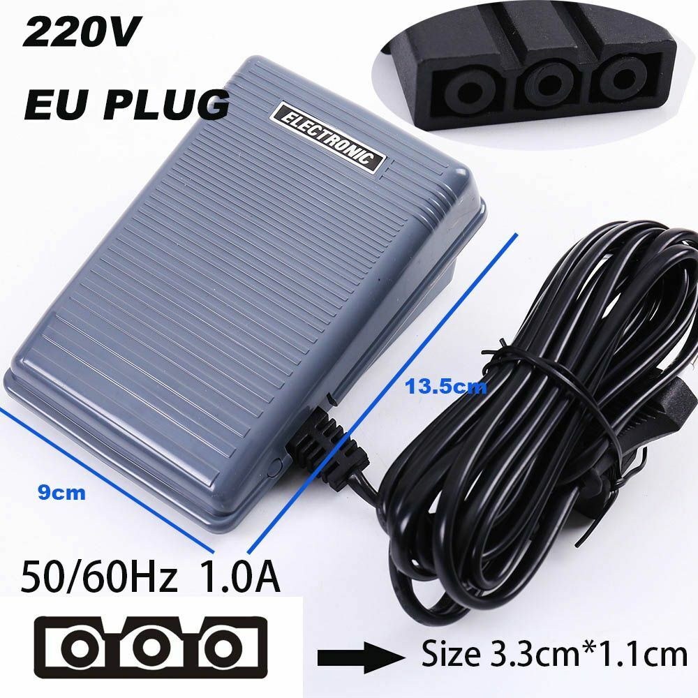 Sewing Machine Foot Pedal Speed Adjust Controller Motor Accessories Power Switch